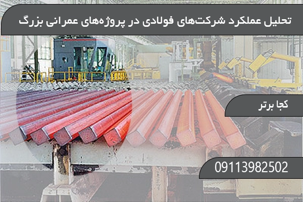 تحلیل عملکرد شرکت‌های فولادی در پروژه‌های عمرانی بزرگ